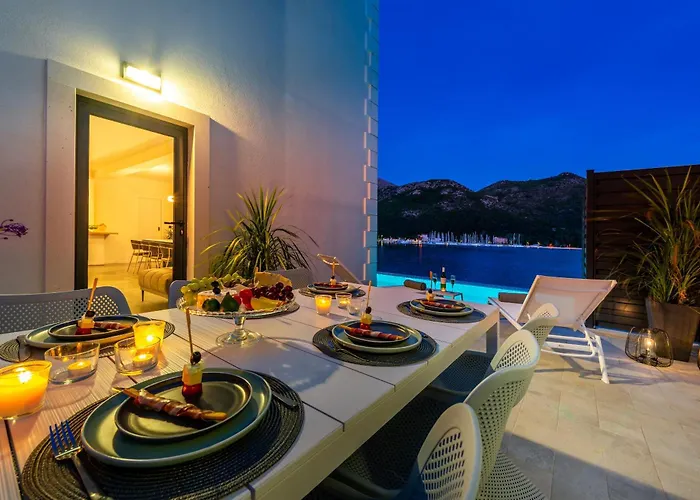Captivating Dubrovnik Villa Villa Belle Riviere Private Infinity Pool Next To The Sea Slano