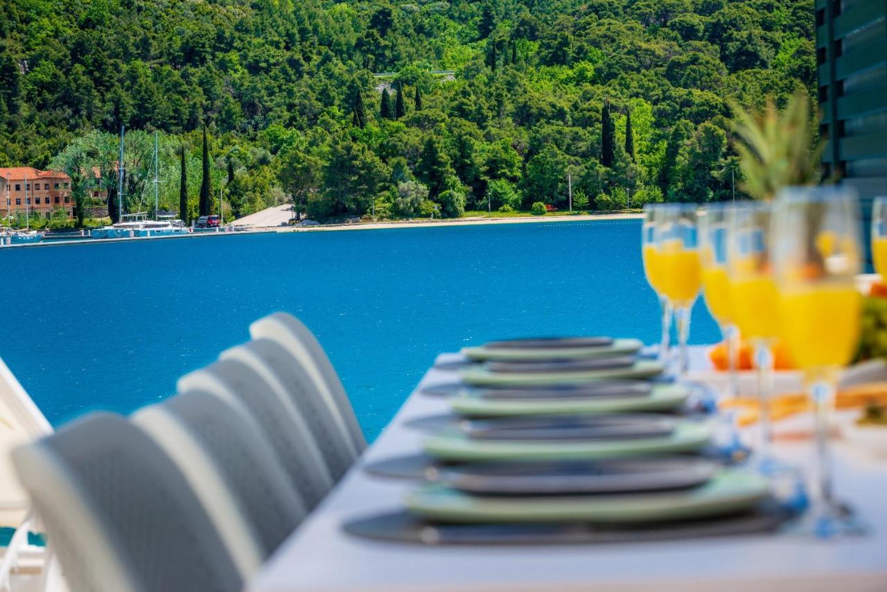 Captivating Belle Riviere Private Infinity Pool Next To The Sea Slano Villa