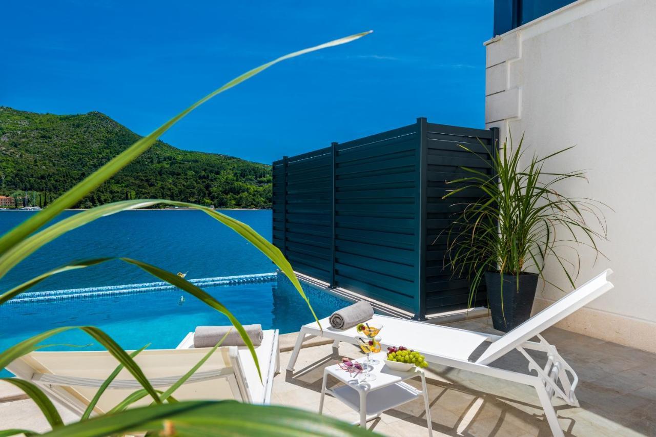 Captivating Belle Riviere Private Infinity Pool Next To The Sea Slano * Dubrovnik