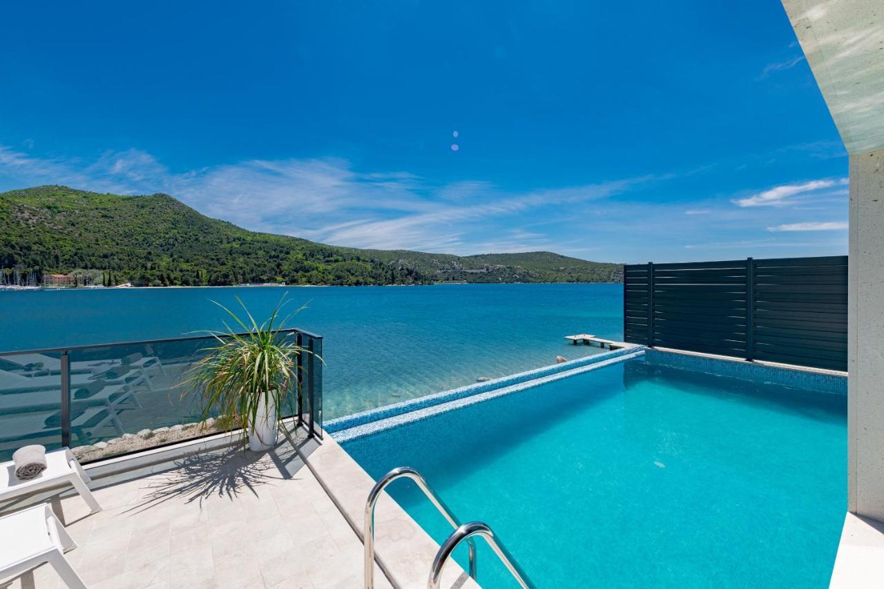 Captivating Belle Riviere Private Infinity Pool Next To The Sea Slano Villa Dubrovnik