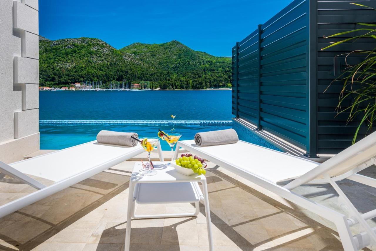 Captivating Belle Riviere Private Infinity Pool Next To The Sea Slano Dubrovnik