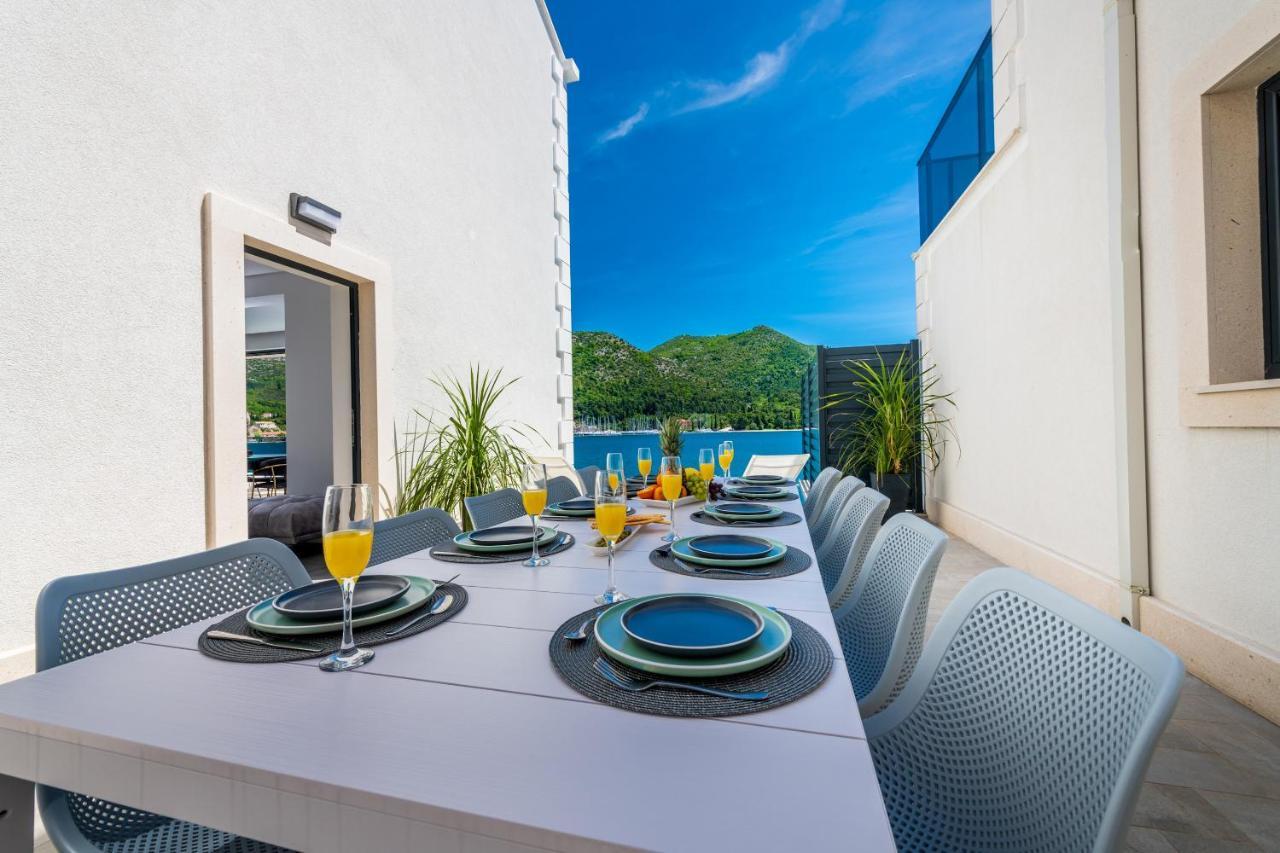 Captivating Belle Riviere Private Infinity Pool Next To The Sea Slano Villa Dubrovnik