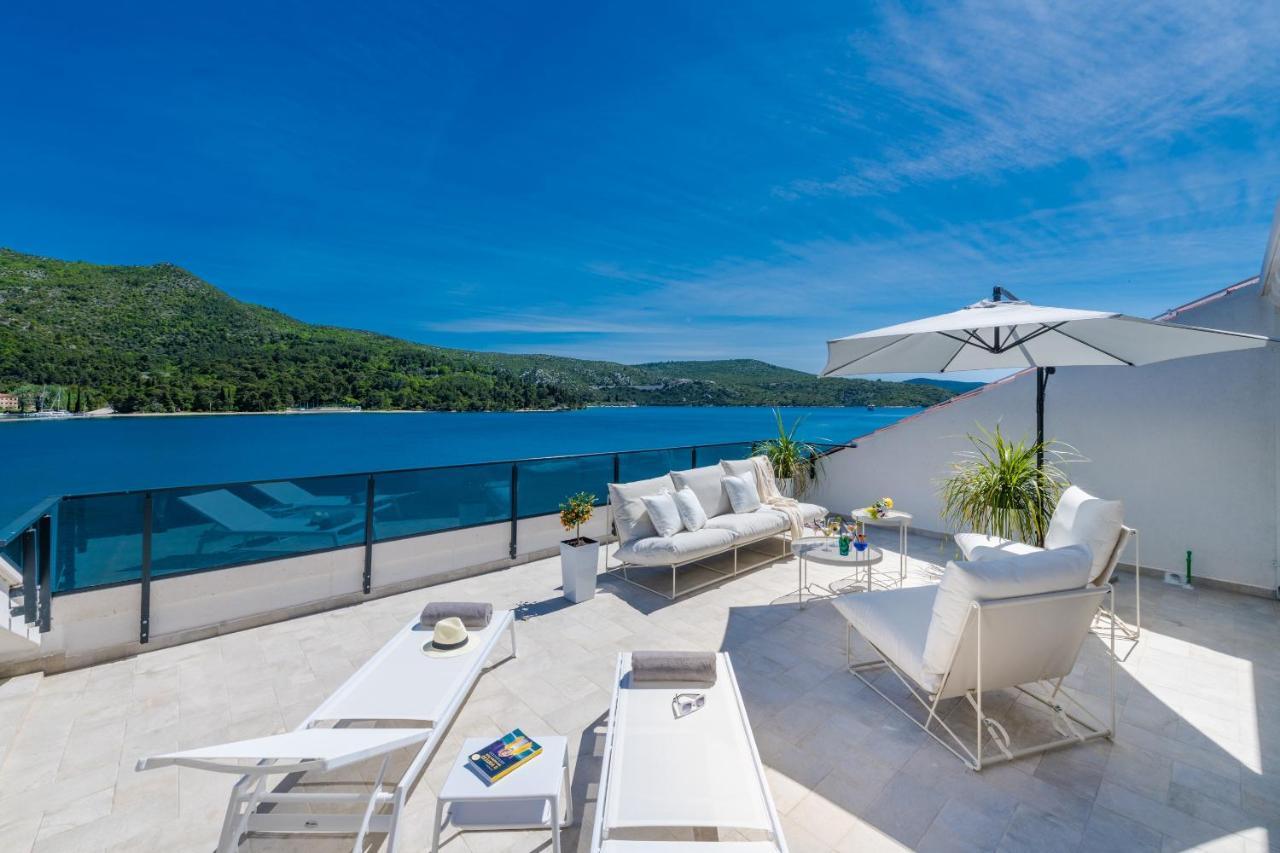 Villa Captivating Belle Riviere Private Infinity Pool Next To The Sea Slano Dubrovnik